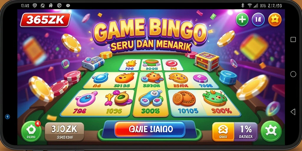 Tampilan gameplay seru dari 365ZK dengan suasana Bingo yang meriah.