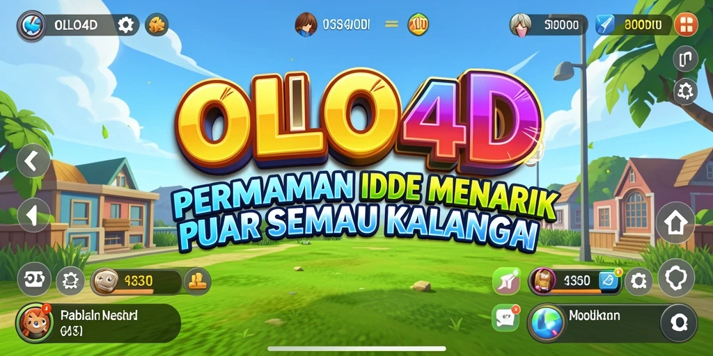 Screenshot OLLO4D menampilkan gameplay santai yang mengasyikkan.