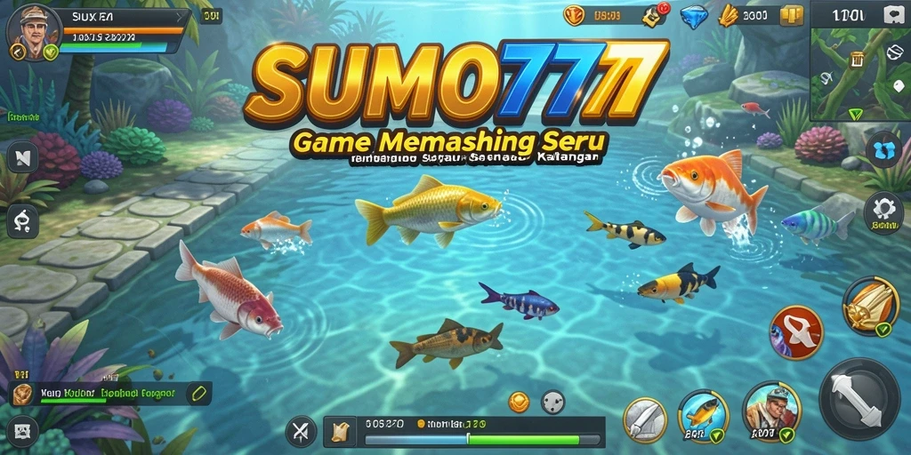 Gameplay menakjubkan dalam <strong>SUMO777</strong> dengan suasana memancing yang realistis.